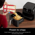 Restored Ninja Air Fryer Pro XL 6.5-QT Basket Air Fryer, 4-in-1 Functionality, Air Crisp Technology, Nonstick, Black (Refurbished)