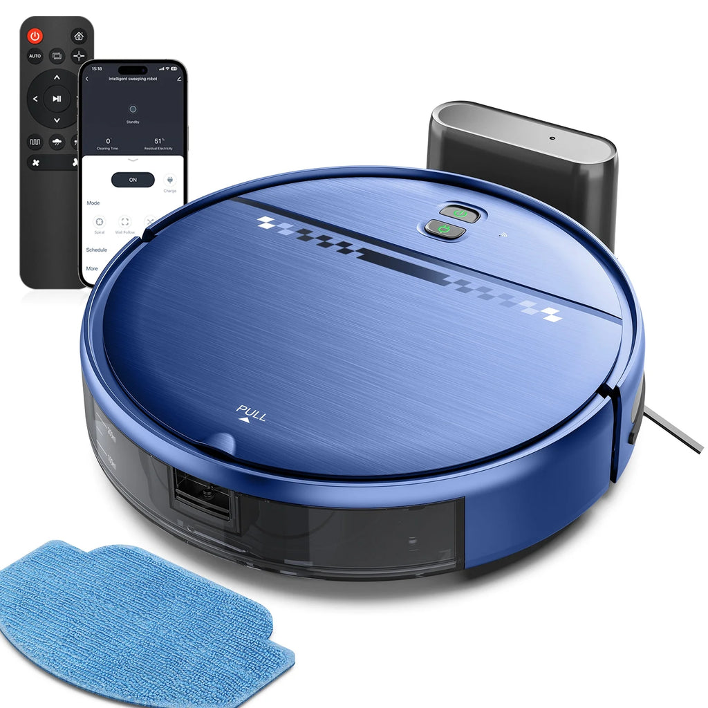 GOOVI Robot Vacuum Cleaner, 2 in 1 Robot Vacuum and Mop Combo for Pet Hair, Hard Floor