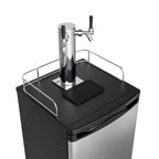 Edgestar Kc2000twin 20" Wide Dual Tap Kegerator For Full Size Kegs - Black