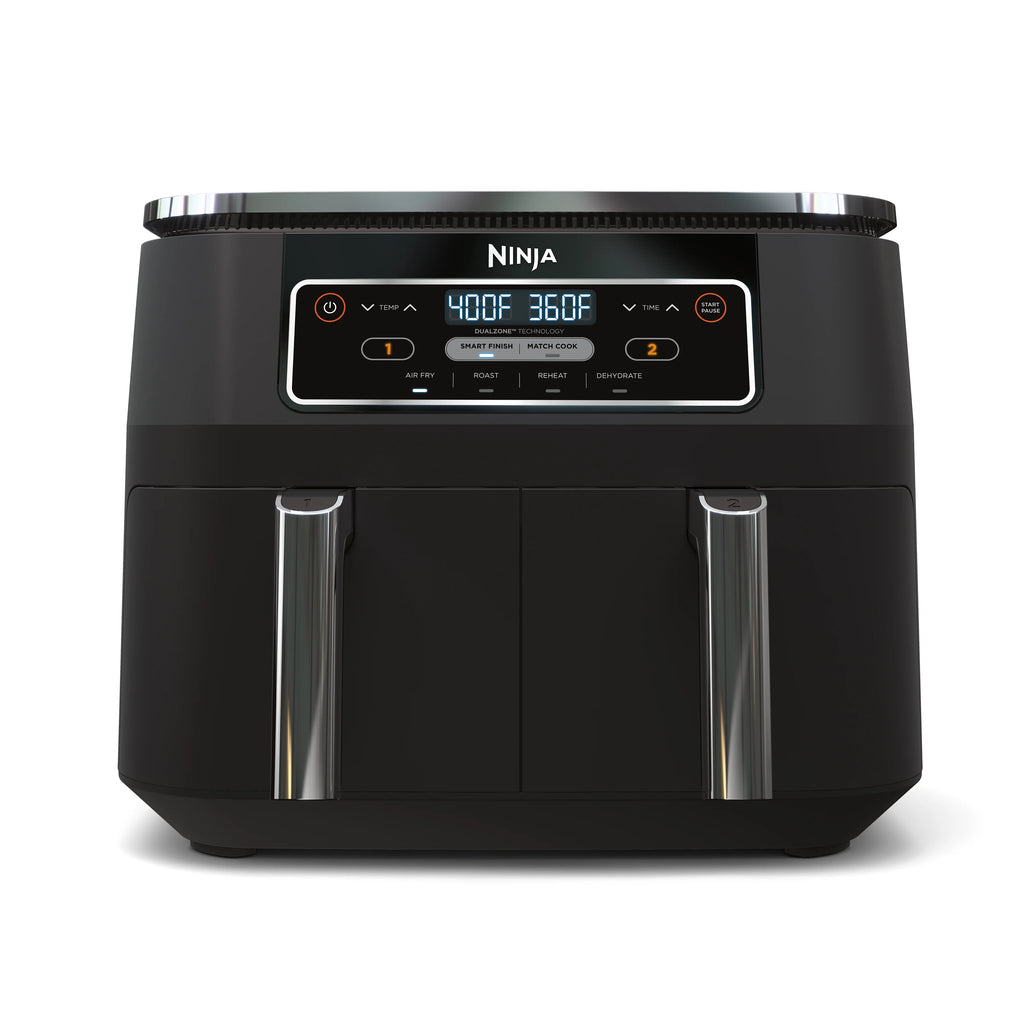 Restored Ninja? Foodi? DZ100 4in1, 8qt., 2Basket Air Fryer with DualZone? Technology (Refurbished)