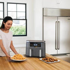 Ninja Foodi 8 qt 2-Basket Air Fryer, 6-in-1 with DualZone Technology