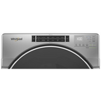 Whirlpool 5.0 cu ft High-Efficiency White Front Load Washing Machine with Load & Go(TM) XL Dispenser