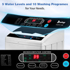 Ktaxon 17.8lbs Portable Fully Automatic Washing Machine W/ Drain Pump