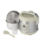 Starfrit 14-Cup Low-Carb Electric Rice Cooker, Green/Gray��with 7 Presets, 024737-001-0000