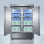 Pharma-Lab frost-free 49 cu.ft.2-door all-freezer in stainless steel