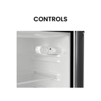 Conserv 19in BLACK Compact 2 Door Refrigerator 4.5cf Reversible Door 110V