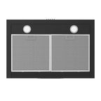 CIARRA Black Range Hood 30 inch Wall Mount Vent Hood Ductless Ducted Convertible CAB206P75