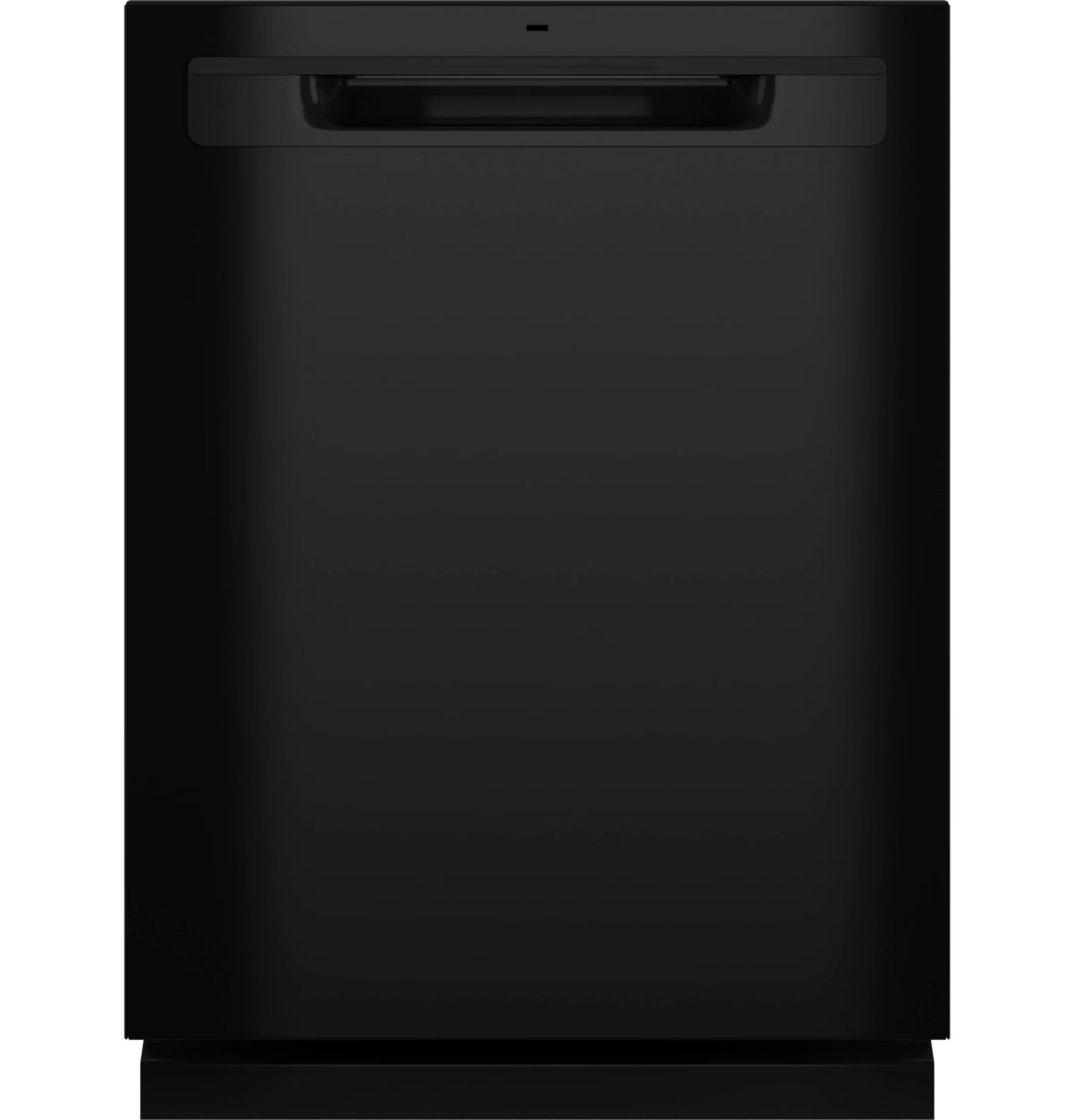 GE Top Control with Plastic Interior Dishwasher Sanitize Cycle & Dry Boost - GDP630PGRBB