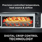 Restored Ninja SP101SI Foodi 8-in-1 Digital Air Fry, Large Toaster Oven Steel (Refurbished)