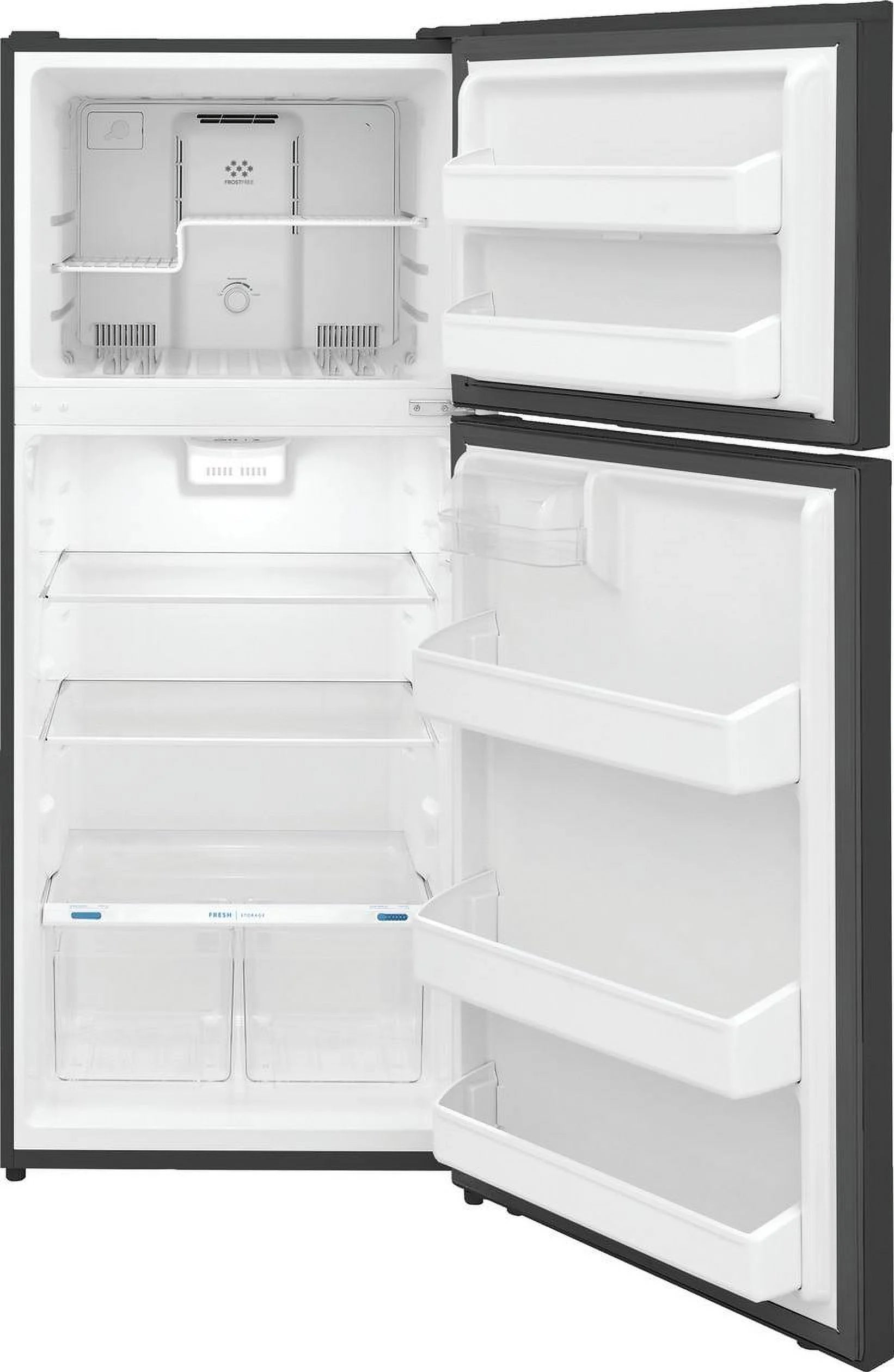 Frigidaire 17.6 Cu. Ft. Top-Freezer Refrigerator, Brushed Steel