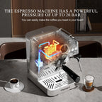 Empstorm 20 Bar Espresso Machine, Hot and Iced Coffee Machine with Cold Brew, Espresso Maker with Milk Frother,with 51oz Water Tank,for Latte, Cappuccino, Cold Brew