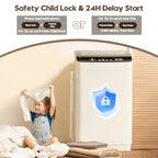 Auertech 18lbs Portable Washing Machine, Fully Automatic Portable Washer with LED Display,Washer & Dryer Combo, 7 Wash Cycles, 4 Water Levels