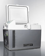 Portable Refrigerator/Freezer, Gray with Lock
