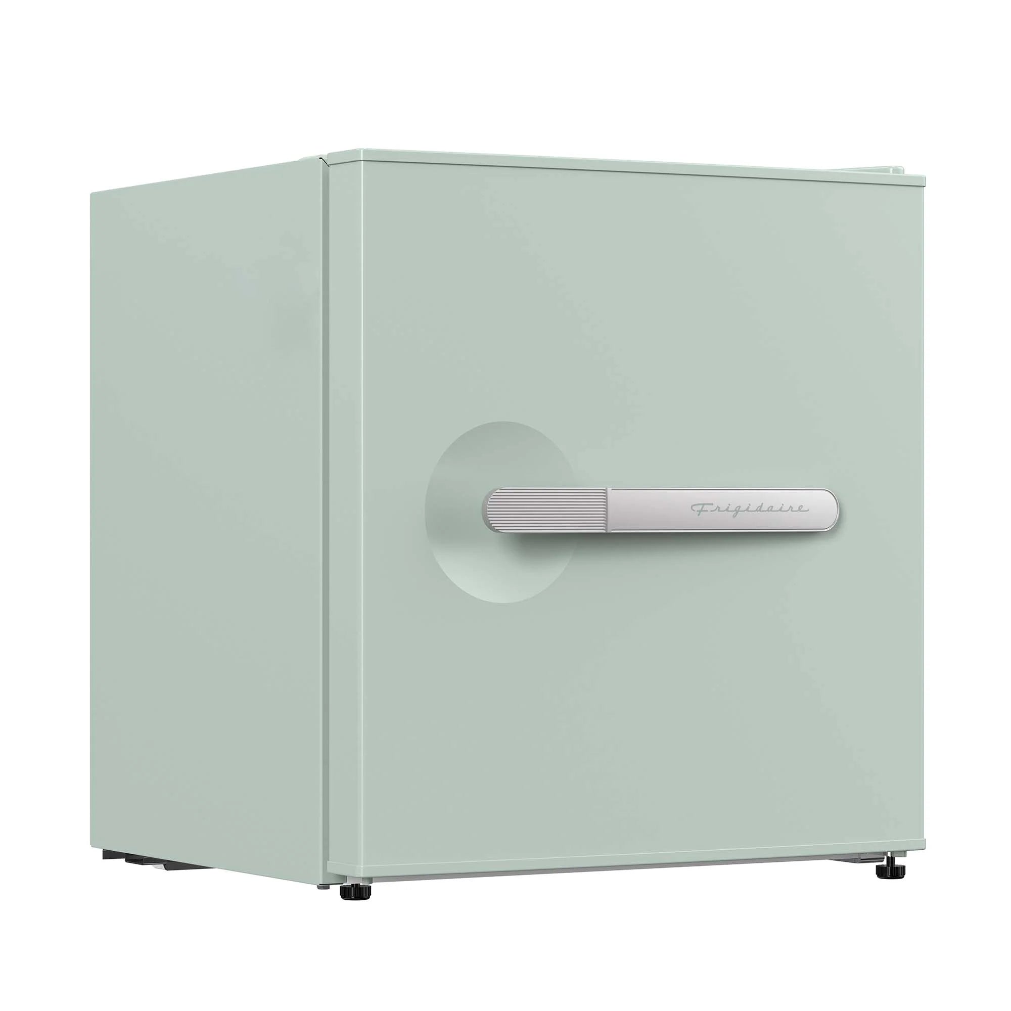 Frigidaire 1.6 cu ft retro compact fridge built in side bottle opener-W: 19.01" x L: 18.7" X H: 19.8" (Azure)