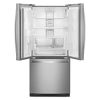 Whirlpool Wrf560seh 30" Wide 19.7 Cu. Ft. French Door Refrigerator - Stainless Steel