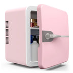 6L Portable Car Refrigerator Mini Fridge, DC 12V/24V Vehicle Cooler for Home and Beauty Products, -4�?to 68�?Temperature Control, Compact Cooler for RV, Boat, Camping, Travel, and Outdoor Use