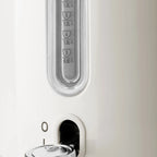 Haden Heritage 1500 1.7 Electric Kettle, Matte Black Finish with Copper Accents