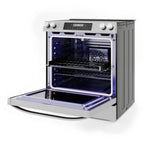 Midea 30-In Slide-In Electric Range with Wi-Fi Connectivity and Fan Convection, Stainless Steel,  MES30S2AST