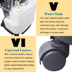 INTBUYING Carpet Cleaning Machine Carpet Extractor 30L/40L/60L/80L 110V/220V