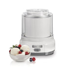 Hamilton Beach Electric Ice Cream Maker, Ice Cream Machine, 1.5 Quart Capacity, White