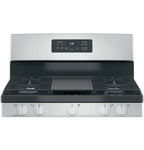 GE? 30" 5.0 cu. ft. Free-Standing Gas Range in Stainless Steel