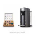 Nespresso VertuoPlus Deluxe Coffee and Espresso Maker by De'Longhi with Aeroccino, Black