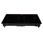 BENTISM 24 inch Electric Cooktop 2 Burners Ceramic Glass Stove Top Touch Control