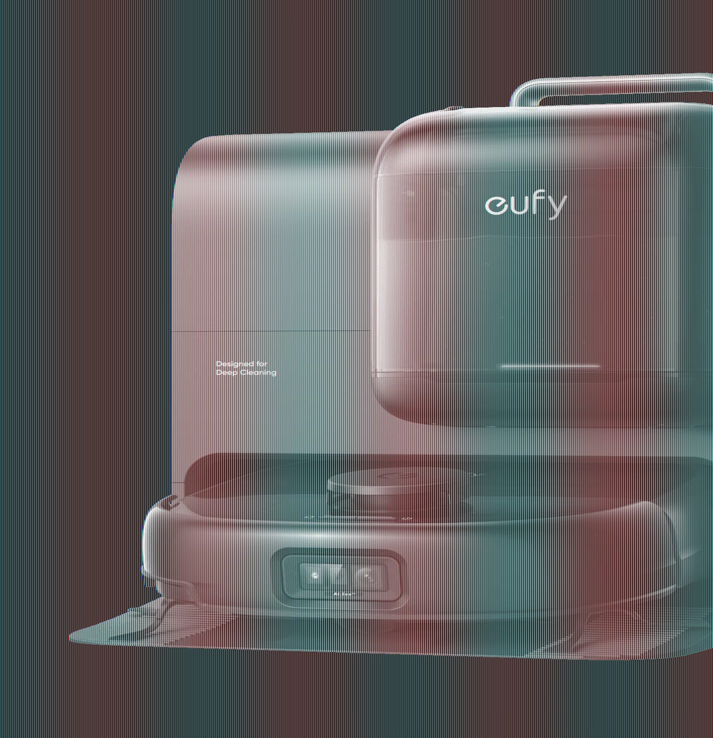 eufy Robot Vacuum Omni E28, HydroJet System , Portable Deep Cleaner, Turbo Suction, DuoSpiral? Detangle Brushes, CornerRover? Arm
