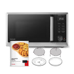 TOSHIBA 7-in-1 Countertop Microwave Oven Air Fryer Combo, Inverter, Convection, Broil, Speedy Combi, Even Defrost, Humidity Sensor, Mute Function, 27 Auto Menu&47 Recipes, 1.0 cu.ft/30QT, 1000W