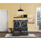 LG DLEX8900B front load electric dryer