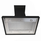 ZLINE 30 in. Wooden Island Mount Range Hood in White - Includes 760 CFM Motor