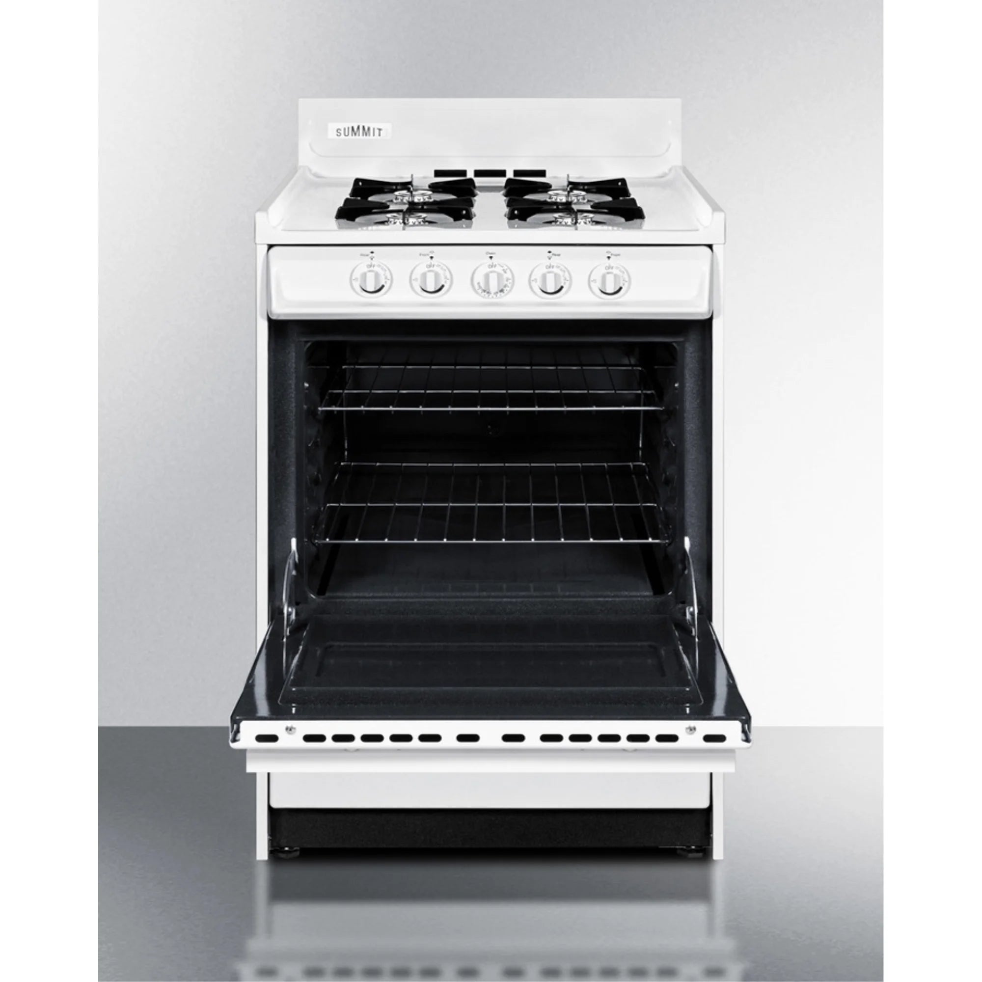 24" Wide Propane Gas Range, Battery Start