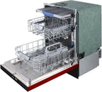 Large Capacity 24 inch Top Control Built-In Dishwasher with Third Rack �C ENERGY STAR Certified, 47-dBA Ultra-Quiet, Stainless Steel (Stainless Steel)
