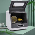 75°C Hot Air Drying 3 Washing Program Portable Countertop Dishwasher Tabletop