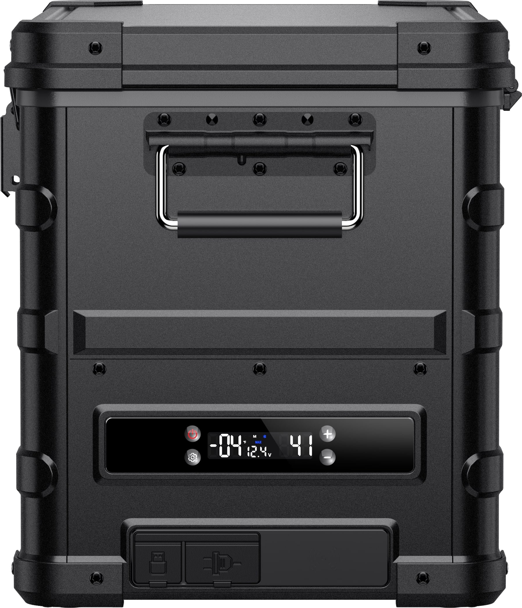 APL35 Aluminum Dual Zone 37QT Portable Cooler Black