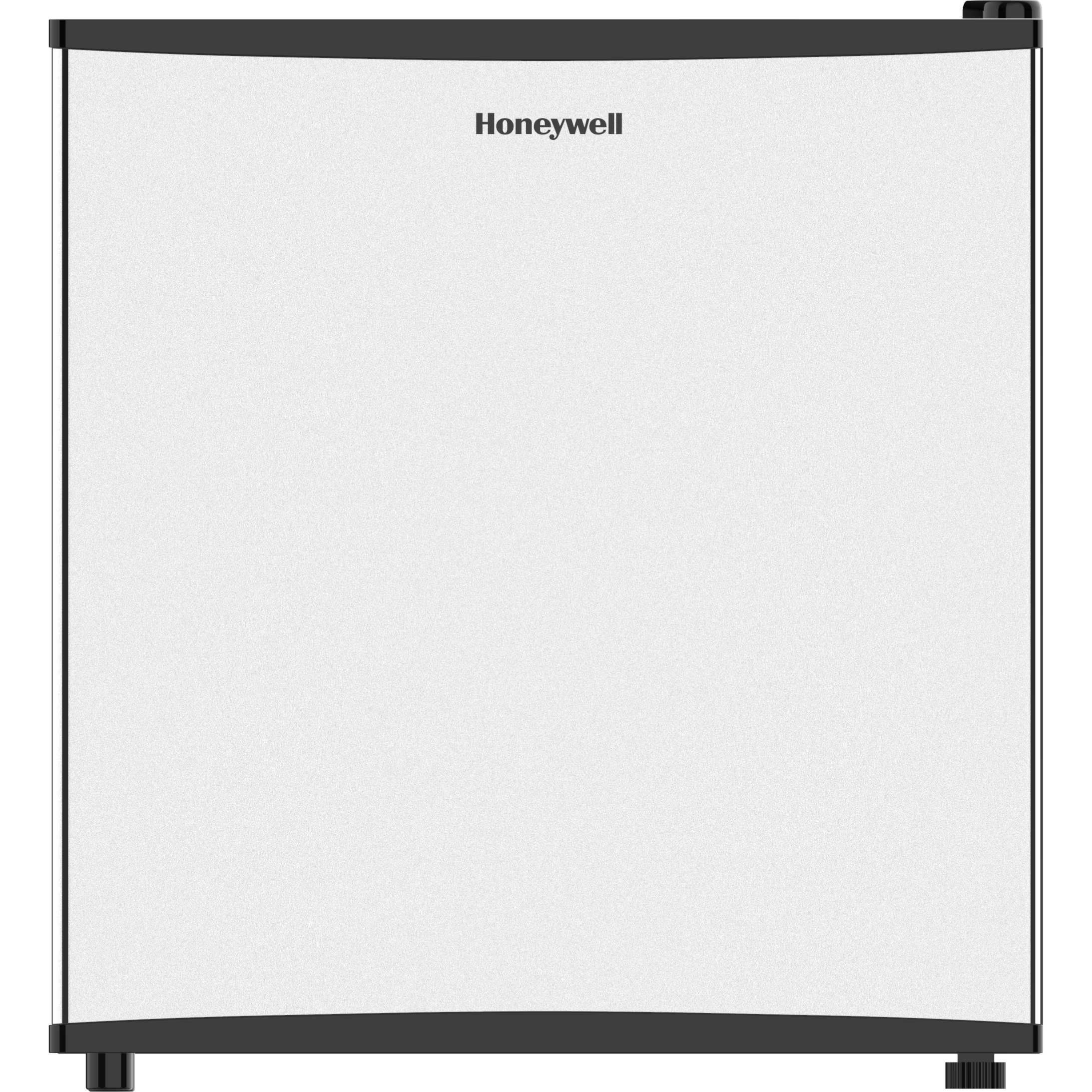 Honeywell Compact Refrigerator 1.6 Cu Ft Mini Fridge with Freezer, Single Door, Low noise, for Bedroom, Office, Dorm with Adjustable Temperature Settings, Stainless Steel