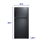 Element 14.2 cu. ft. Top Freezer Refrigerator - Black (ERT14CSCB)