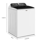 WHIRLPOOL WTW6150PW  HIGH EFFICIENCY TOP LOAD WASHER Black