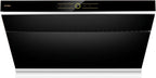 FOTILE JQG9001 Slant Vent Series 36" 850 CFM Under Cabinet or Wall Mount Range Hood with 2 LED lights and Touchscreen in Onyx Black Tempered Glass