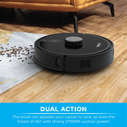iHome AutoVac Nova S1 Pro Self Empty Robot Vacuum, LIDAR Mapping, 150 Min Runtime, Strong Suction, New
