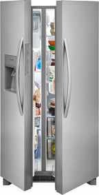 Frigidaire FRSS2623AS 26 Cu. Ft. 36" Standard Depth Side-by-Side Refrigerator, Energy Star Certified, Stainless Steel