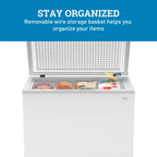 Avanti Garage Ready Chest Freezer, 5.0 Cu. ft. Capacity, in White (?CF5F0W)