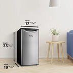 Danby 3.3 cu. ft. Compact Fridge in Stainless Steel (DAR033A6BSLDB)