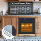 OYang Single Wall Oven 24" Built-In Electric Ovens with With Colour Led Screen , 70L, 3000W, 8 Baking Modes, with Air Frying Function, 3D Surround Heating, Touch Control