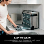 Ninja Foodi 9-in-1 Digital Air Fry Oven Air Fry, Air Roast, Air Broil, Bake, Bagel, Toast, Dehydrate, Keep Warm, and Reheat - Stainless Steel