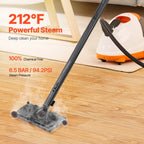 Professional 2000W Steam Cleaner Multipurpose, 51oz Tank & 27 Tools, Heavy Duty Sanitizing Steamer for Hardwood, Car Interiors, Windows, Kitchen Appliances
