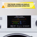 Equator Digital Compact 110V Vented/Ventless 18 lbs Combo Washer Dryer white