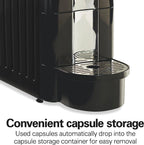 Hamilton Beach Espresso Maker, Compatible with Nespresso??* original capsules, Black with Chrome Accents, 40726