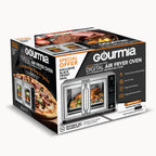 Gourmia 6-Slice Digital Toaster Oven Air Fryer, with 18 One-Touch Presets & Temp Probe, Stainless Steel