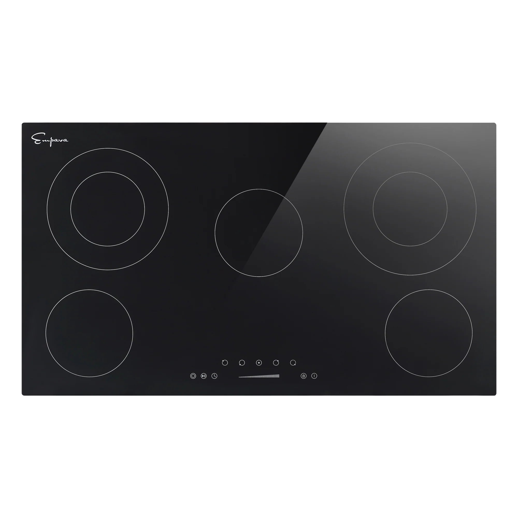 Empava 36 Inch Black Electric Radiant Cooktop 36REC14